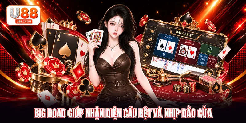 Big Road giúp nhận diện cầu bệt và nhịp đảo cửa